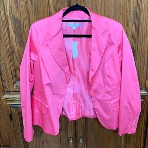Peach blazer. New with tags. Size 12.